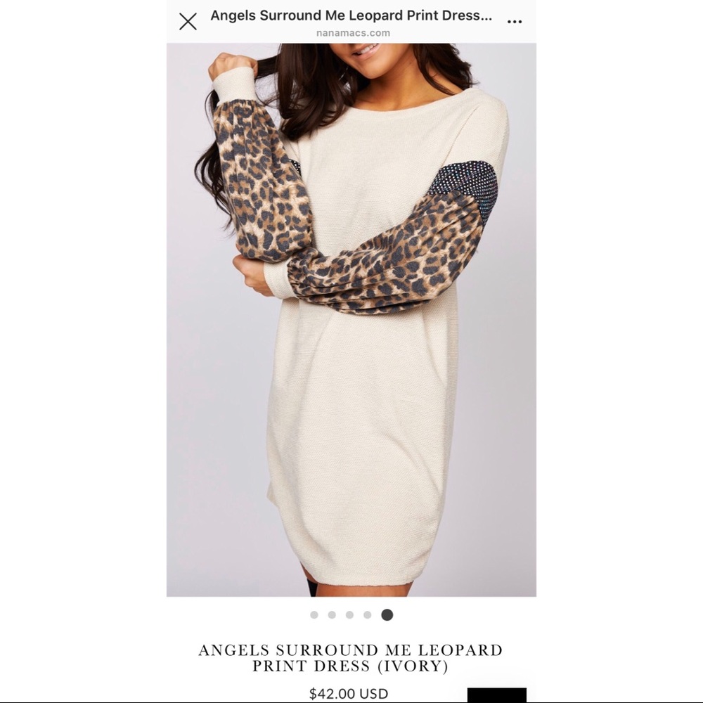 Leopard print dress